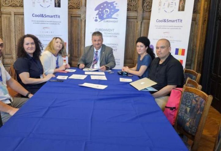 Researchers from the Cool&amp;SmartTit European project during a meeting held in Iași (Romania).