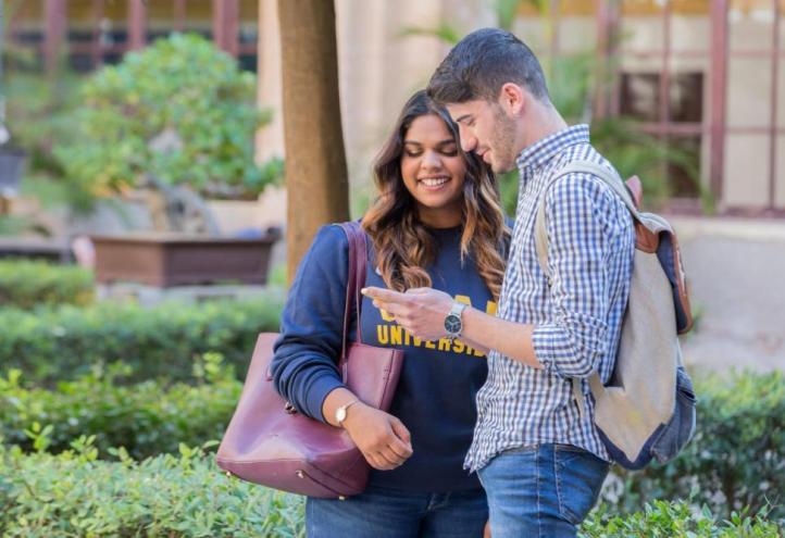 UCAM students at the Murcia Campus.