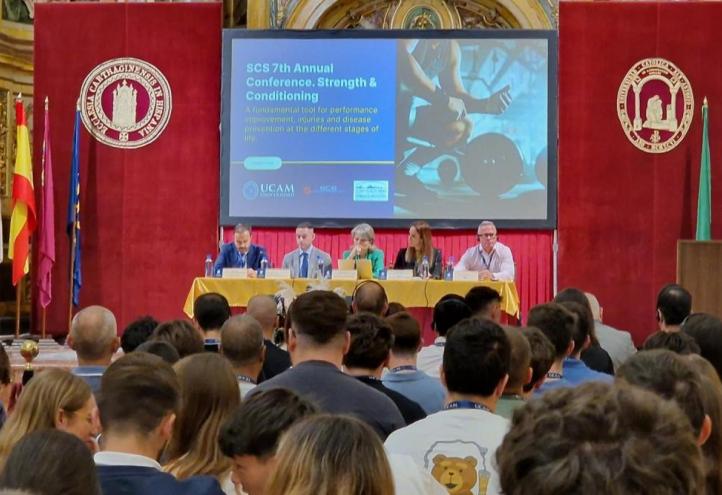 UCAM hosted the 7th Annual Conference of the Strength and Conditioning Society (SCS), which brought together the leading international experts in the field at the Murcia Campus.