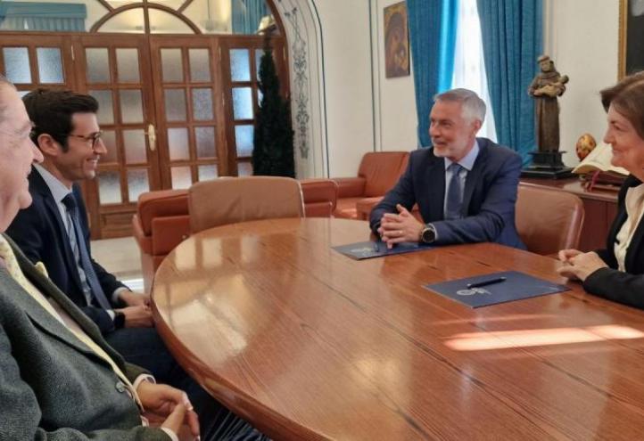 From left to right, Pedro de los Santos Jiménez, Roberto Liñán, Severiano Arias and María Dolores García