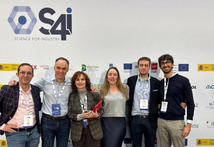The UCAM HiTech team attending the S4i, held in Madrid