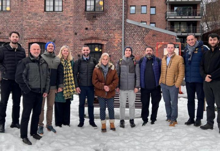 Participants of the European project Green Tennis after a meeting in Oslo, Norway.