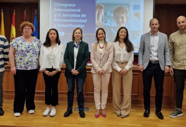 Organisers and speakers of the International Congress on Psychomotor Skills and School Health in the Conference Hall