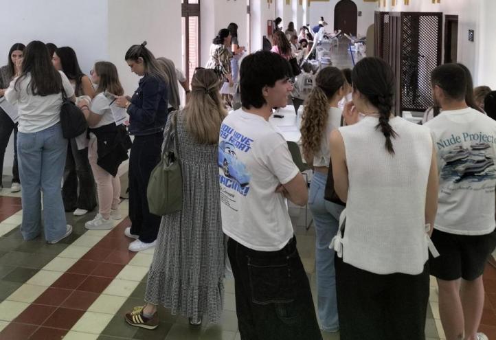 The Murcia Campus during the blood and bone marrow donation day.