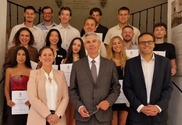 Graduation of FOM students after completing their training at UCAM