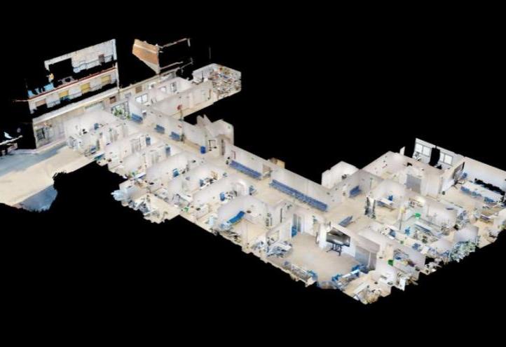 Image of digital twin of the Abanilla Health Centre facilities