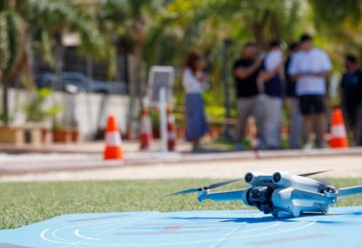 Practical part of the intensive drone pilot course