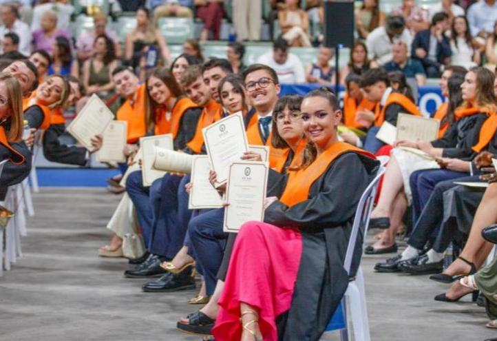 Photo from one of the graduation ceremonies of the 2024-2025 year