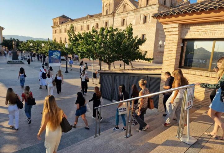 UCAM students at the Murcia Campus.