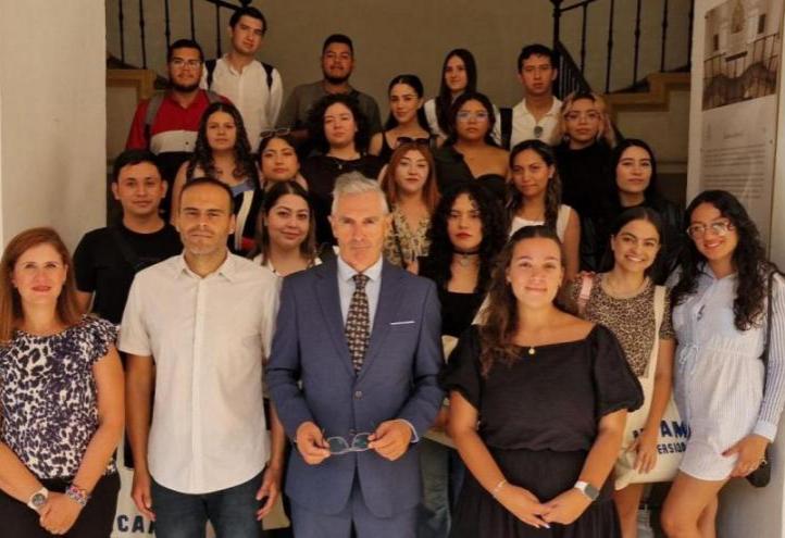 First day at UCAM for the Mexican students from Irapuato.