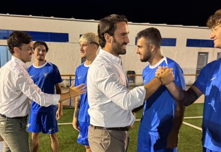 Players from the international UCAM Murcia CF