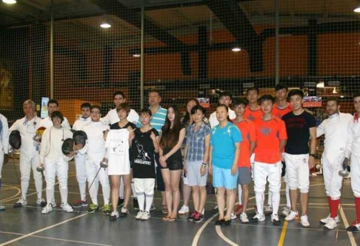 UCAM Sports Center receives a fencing competition with the participation of athletes from Shanghai Finance University