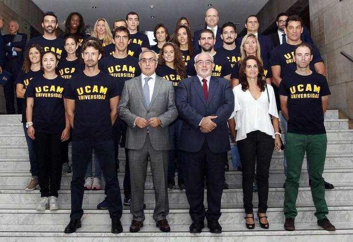Alejandro Valverde, UCI World Tour n.1: “as a Murcian, it is a pride to see how UCAM supports Spanish sport”