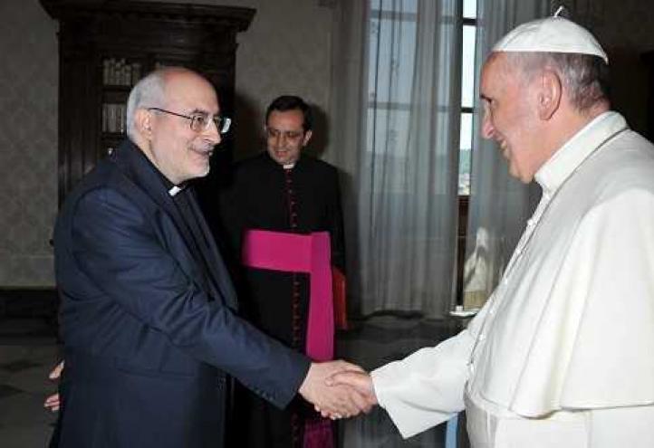 UCAM presents a training plan for charity workers in Latin America to the Pope