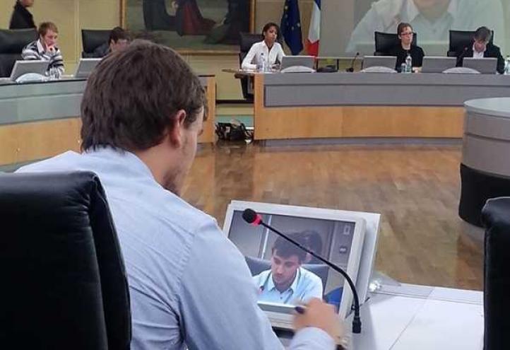 UCAM students debate alongside other European students about youth politics