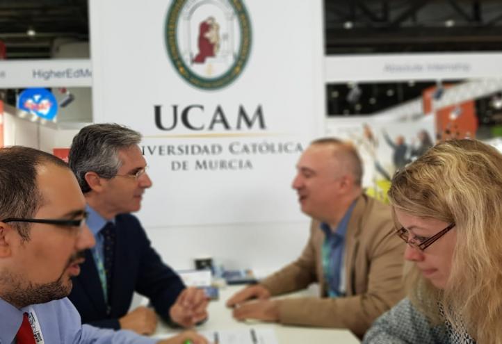The UCAM participated in the EAIE, the most important university fair in Europe