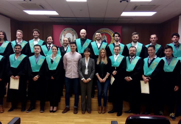 International graduation of the Masters in High Performance Sport