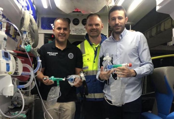 Emergency experts of UCAM design an economical and effective respiratory device for COVID-19 patients