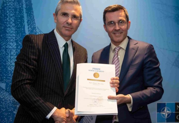 Pablo Blesa, Vice-Rector of UCAM, Distinguished by NATO