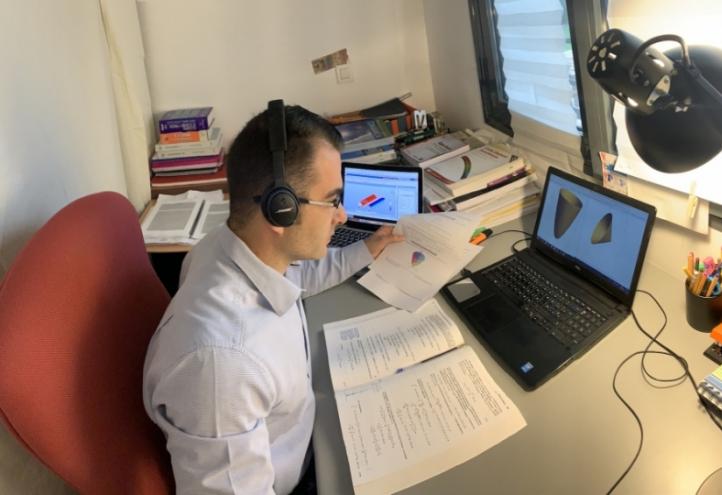 Around 14,000 on-campus students of UCAM received today their lessons online