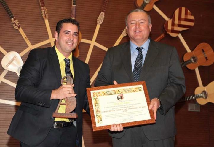 The UCAM, awarded at the “Cante de las Minas” festival