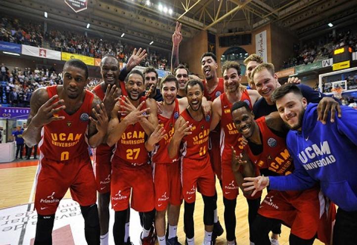 The UCAM Murcia CB enters the Final Four of the Basketball Champions League