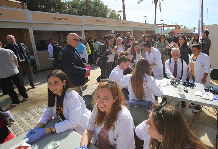 Health and sport tests in the 2nd Health and Sport Fair organised by UCAM in Cartagena